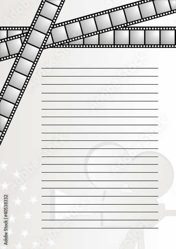 Fondo carta de cine