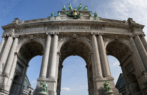 The Triumphal Arch in Brussels