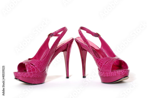 red high heel shoe