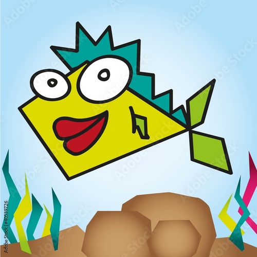 geometric fish,