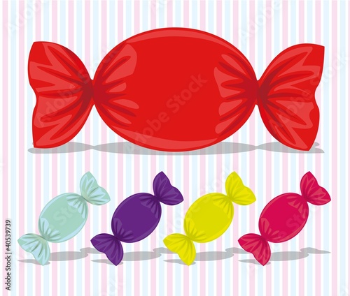 oval candy