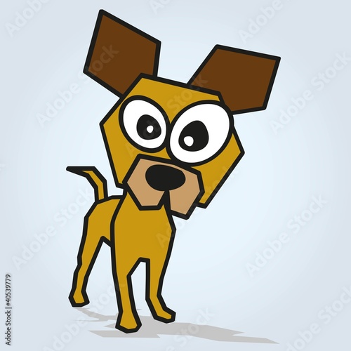 Abstract dog