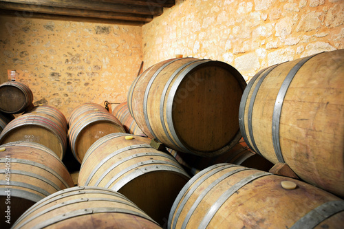 Wine barrels