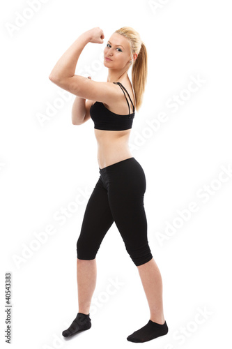 Athletic young lady