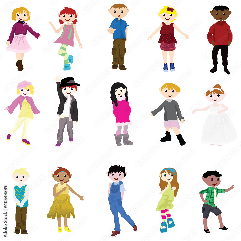 cartoon children cartoon children
