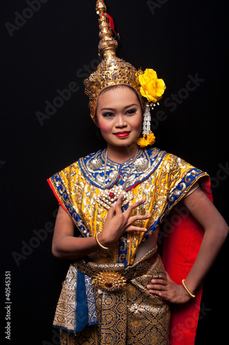 Khon-Thai classical masked ballet , Thailand. Ramayana