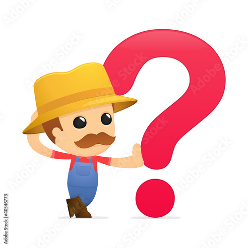 funny cartoon farmer