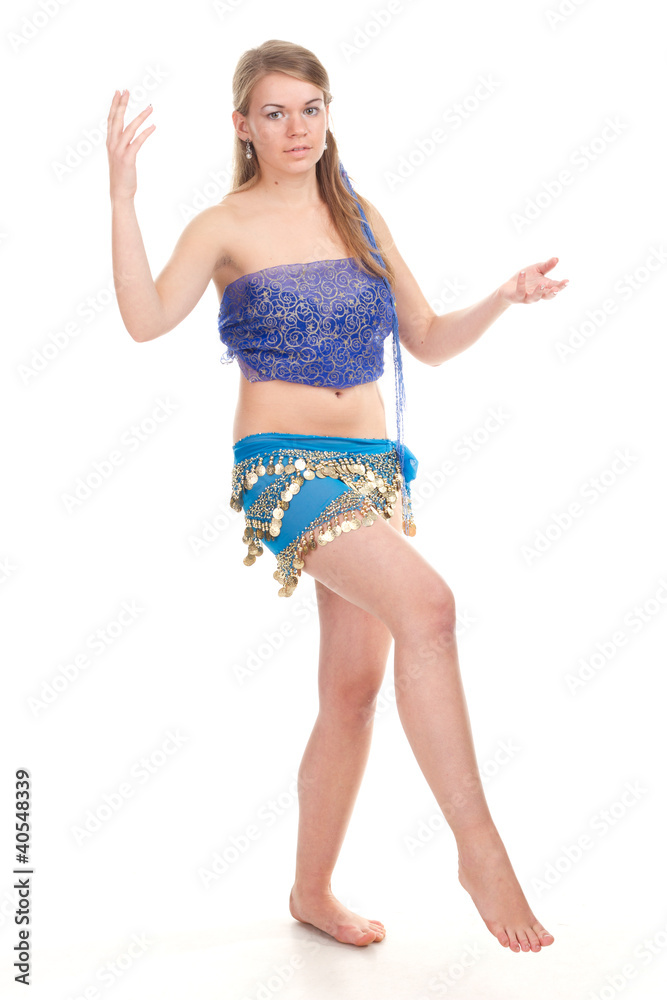 Arabic dance performed by a beautiful blonde Arabic dance performed by a beautiful blonde