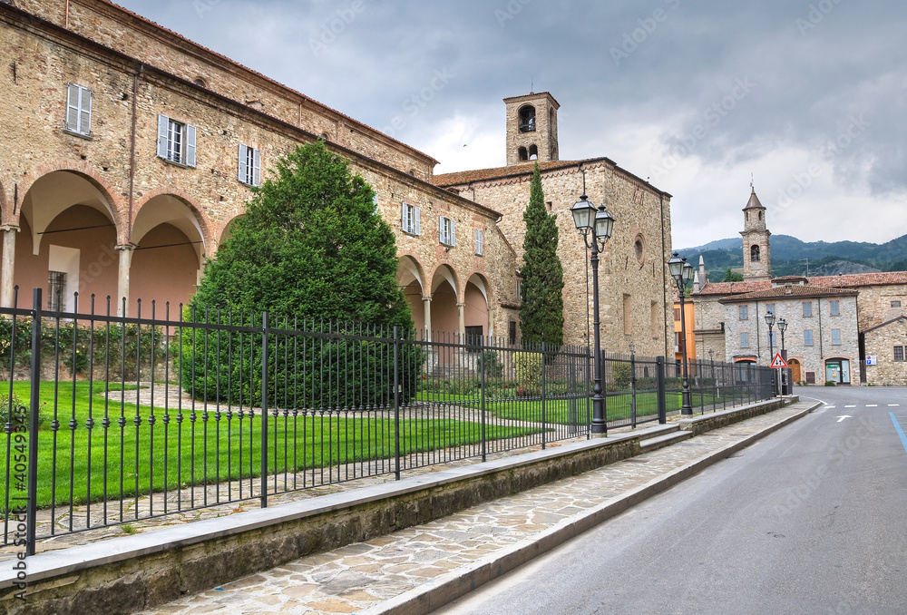 St. Colombano Abbey. Bobbio. Emilia-Romagna. Italy.