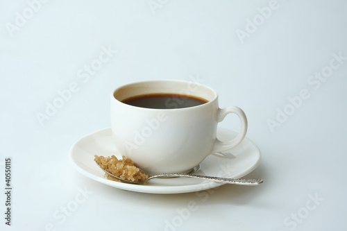 Acup of coffee isolated on white