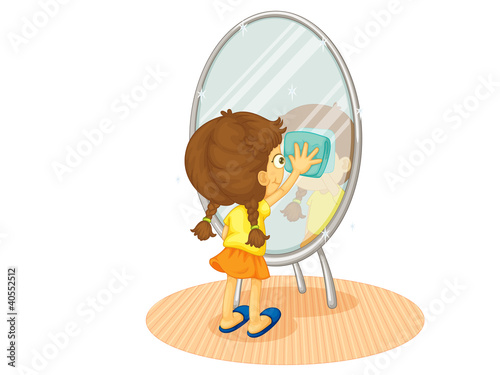 Cleaning mirror