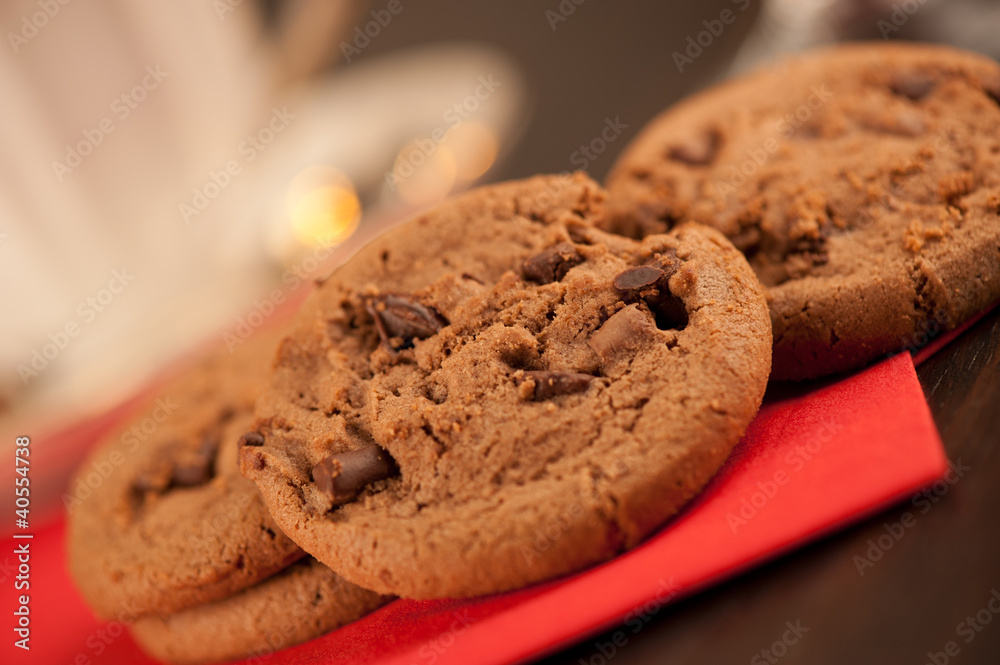 Fototapeta premium chocolate chip cookies