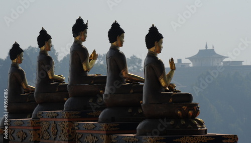 Five Buddhas in Kathmandu photo