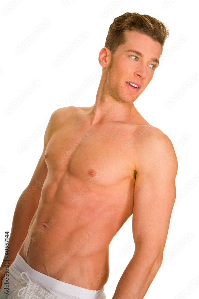 Fototapeta premium bare-chested man
