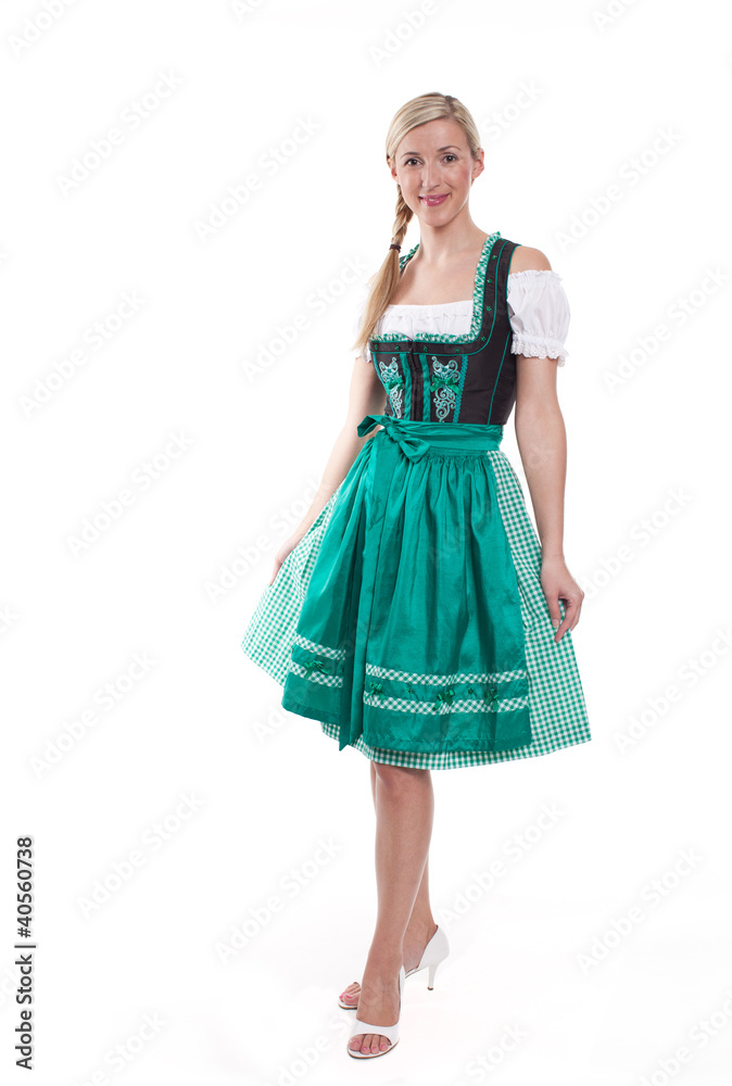 Frau im Dirndl