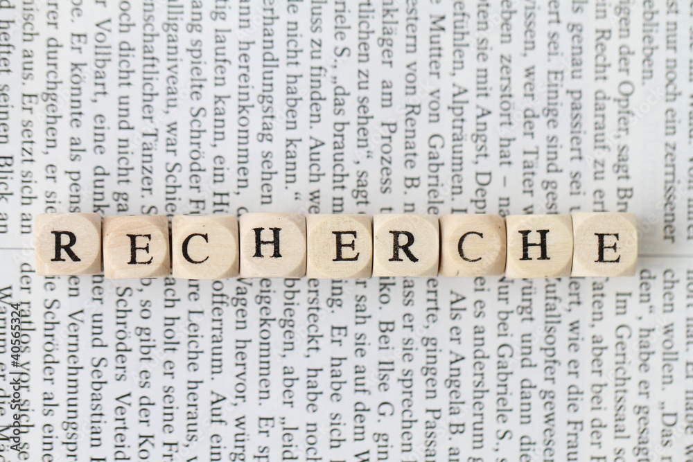 Obraz premium Recherche