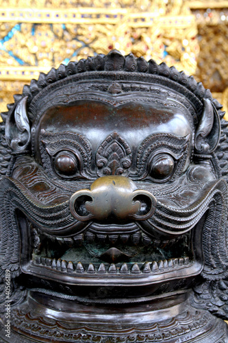 Statue from temple in Thailand
