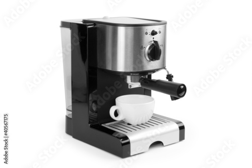 coffee maker and cup
