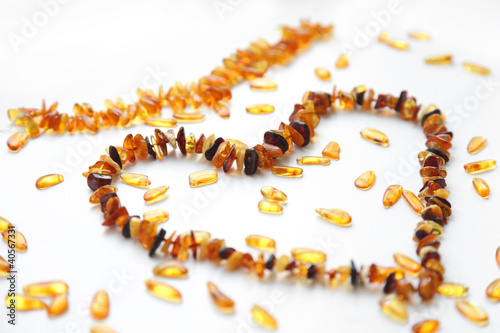 Natural amber necklace