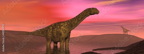 Dinosaur rgentinosaurus