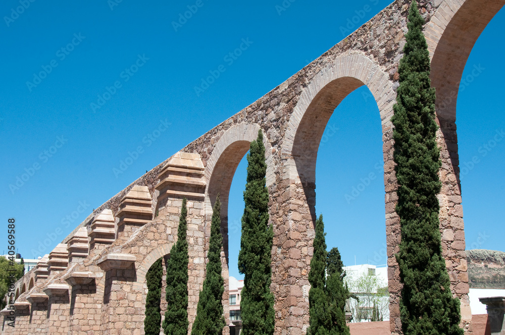 Aqueduct of Zacateca, Mexico