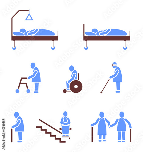 Senioren Icon Sign Symbol Pictogram