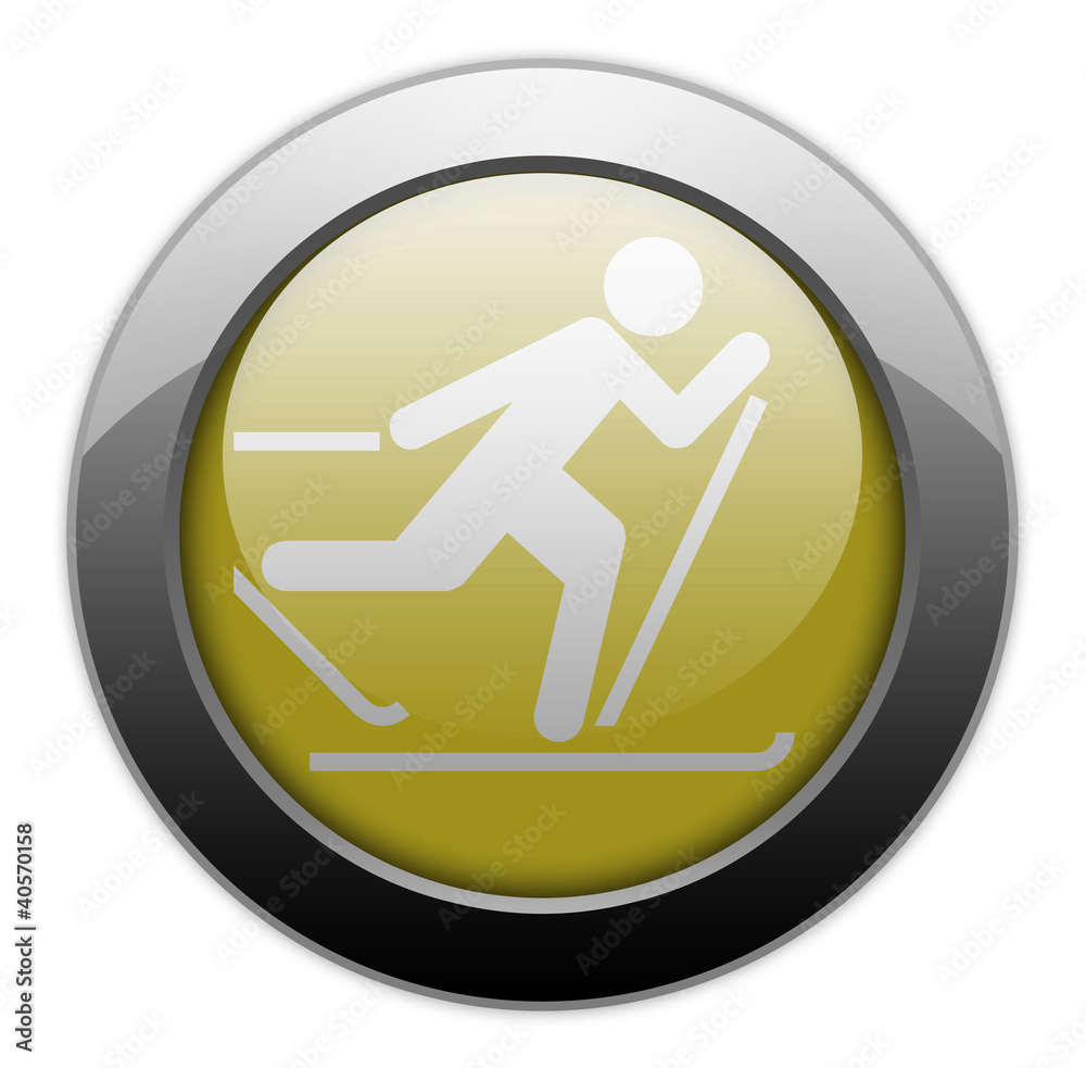 Yellow Metallic Orb Button Yellow Metallic Orb Button