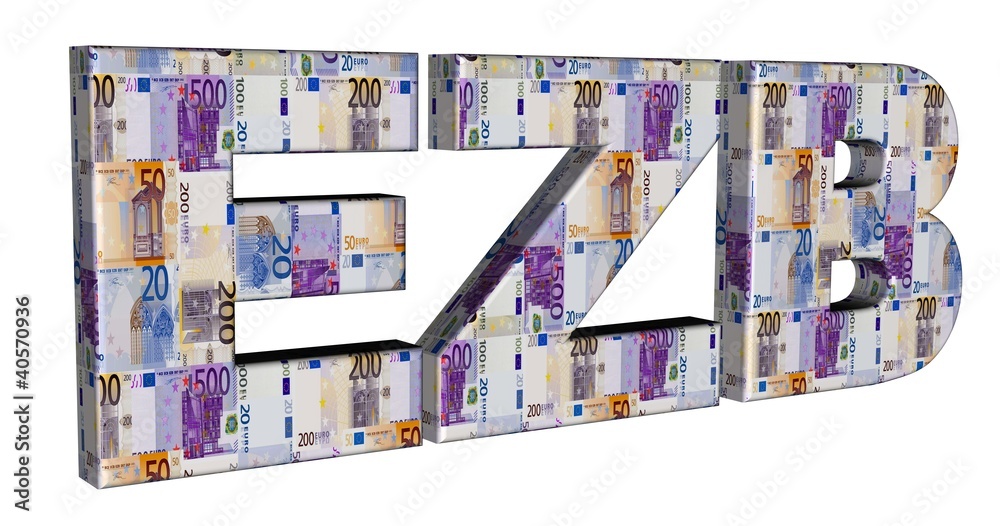 3D Geldschrift - EZB