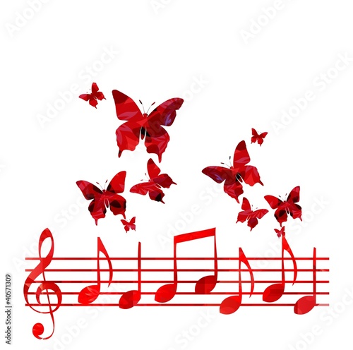 colorful music background