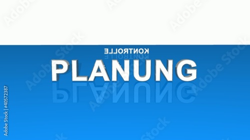Text Rotation - Analyse Planung Durchführung Kontrolle Blau 2
