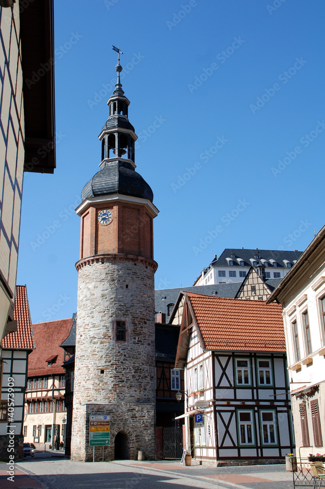 Der Saigerturm in Stolberg Harz