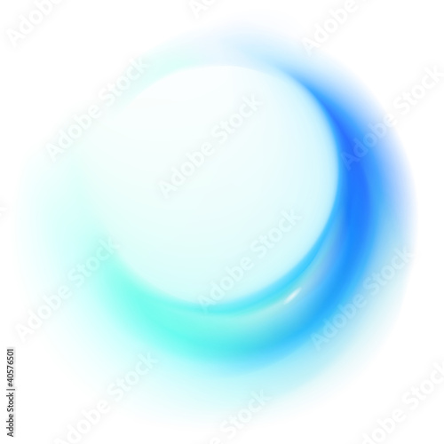blue abstract whirl