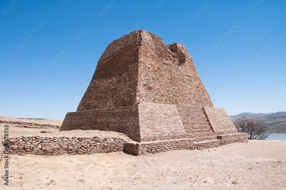 Votiva pyramic, Archaeological site of La Quemada (Mexico)