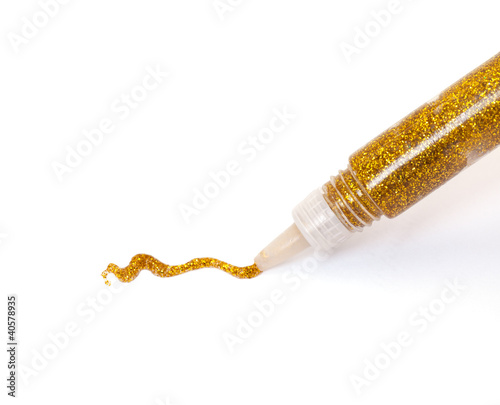 Colorful sparkle glue pens