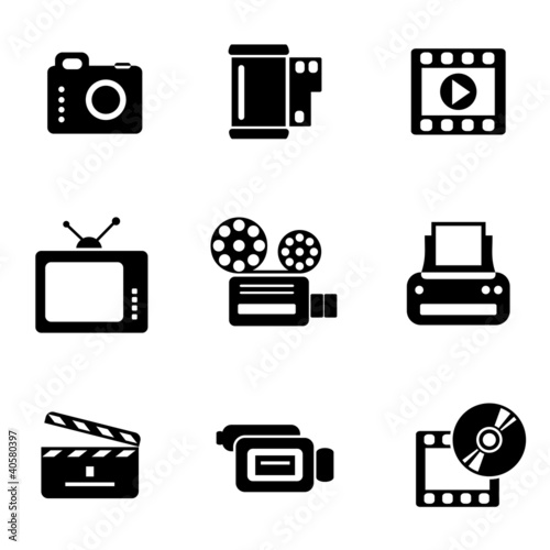 icons of photo and video