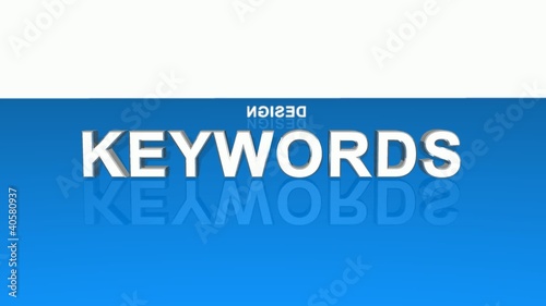Text Rotation - Keywords Design Content Ranking Blau 2