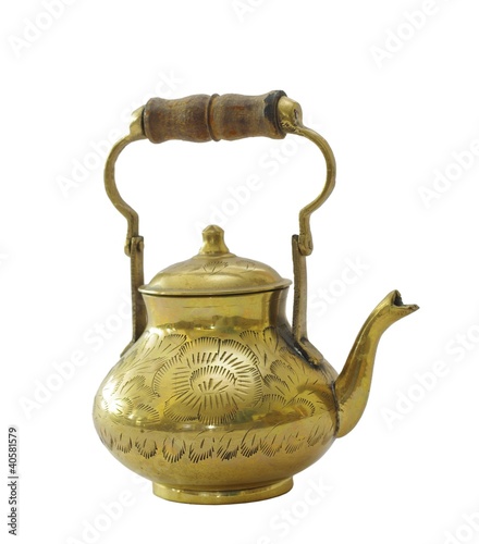 kettle with brass photo