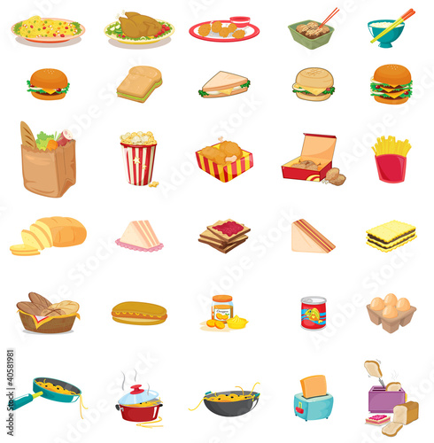 mixed food