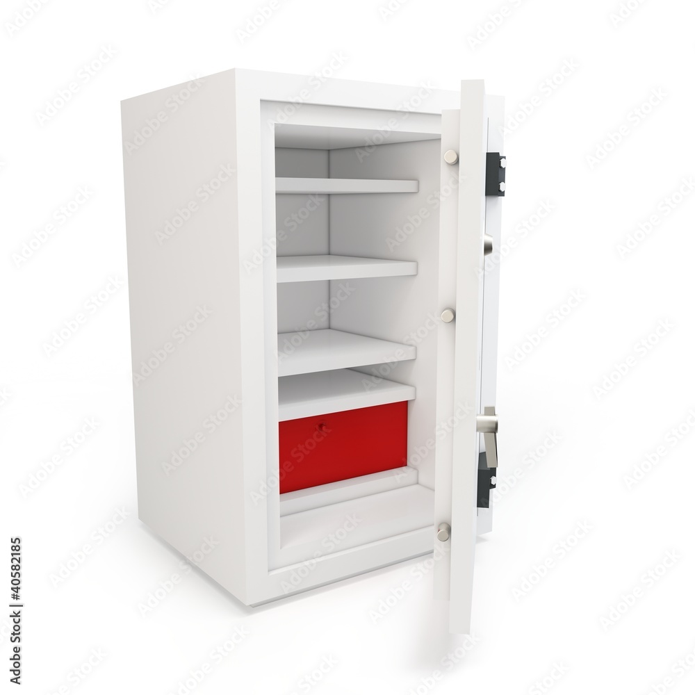 3d open safe box