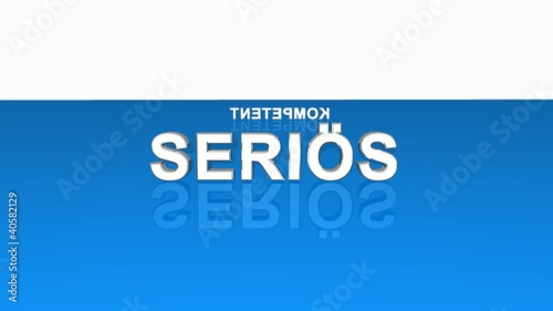 Text Rotation - Unabhängig Seriös Persönlich Kompetent - Blau 2