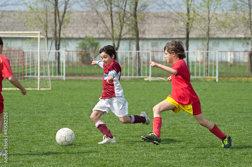 kids soccer game © Dusan Kostic