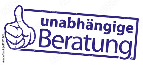 stempel daumen hoch unabhängige beratung