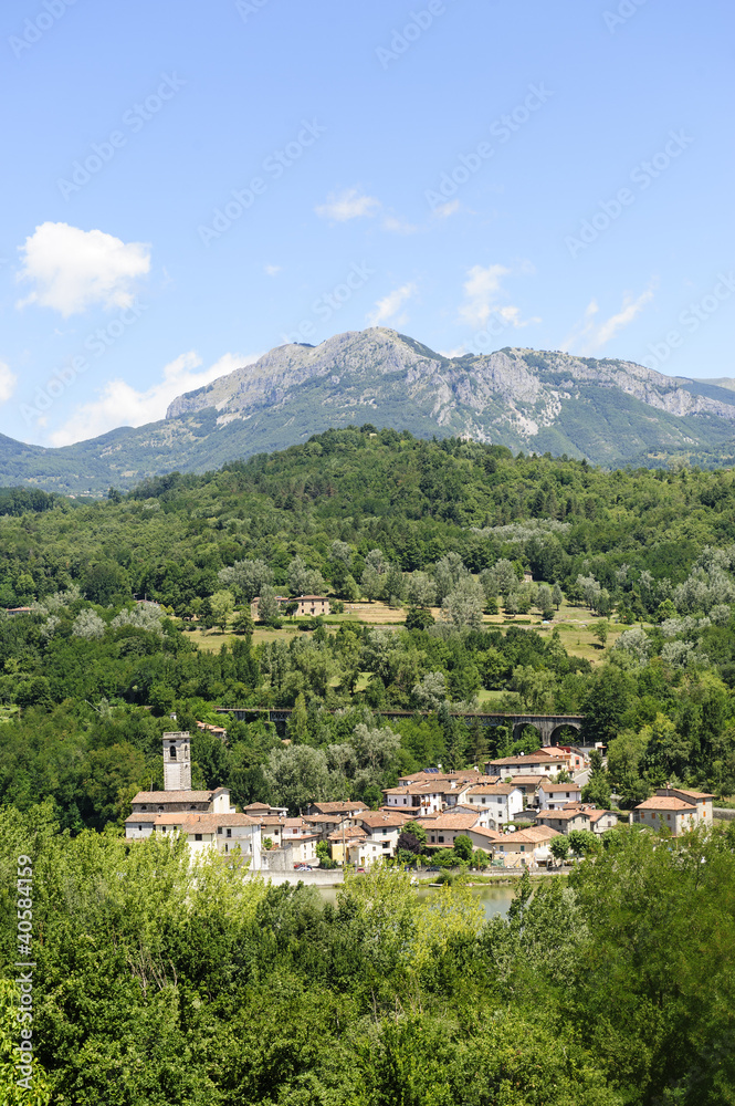 Small town in Garfagnana (Tuscany)