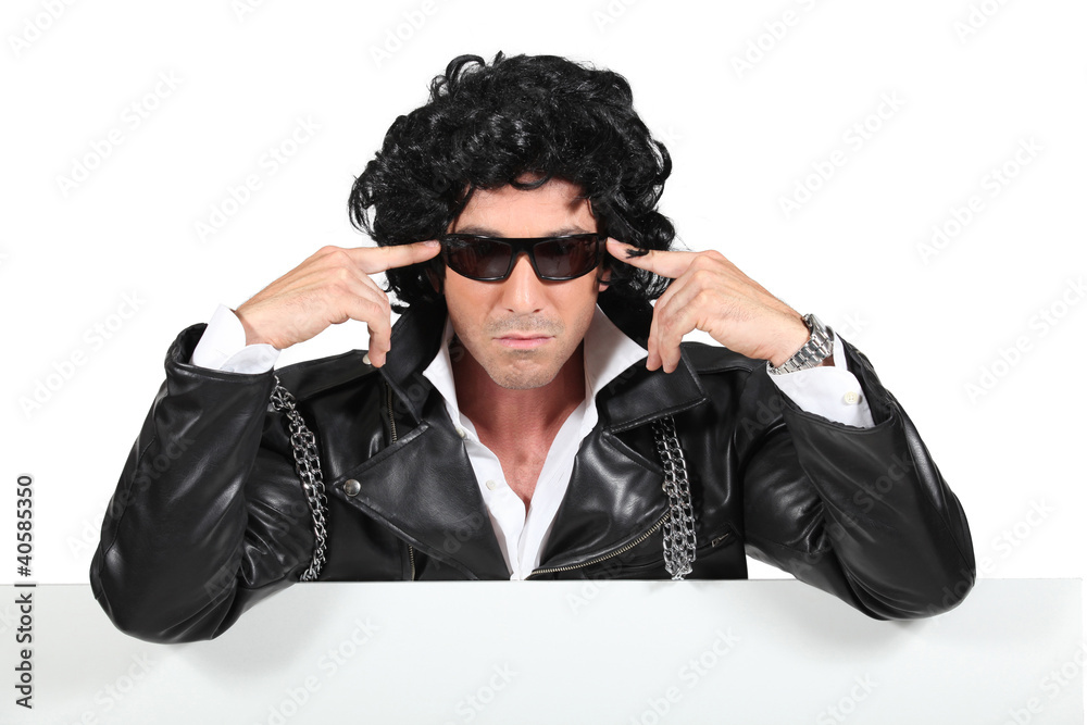 Obraz premium Portrait of rocker