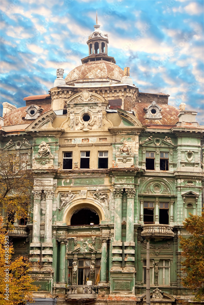 Naklejka premium old house