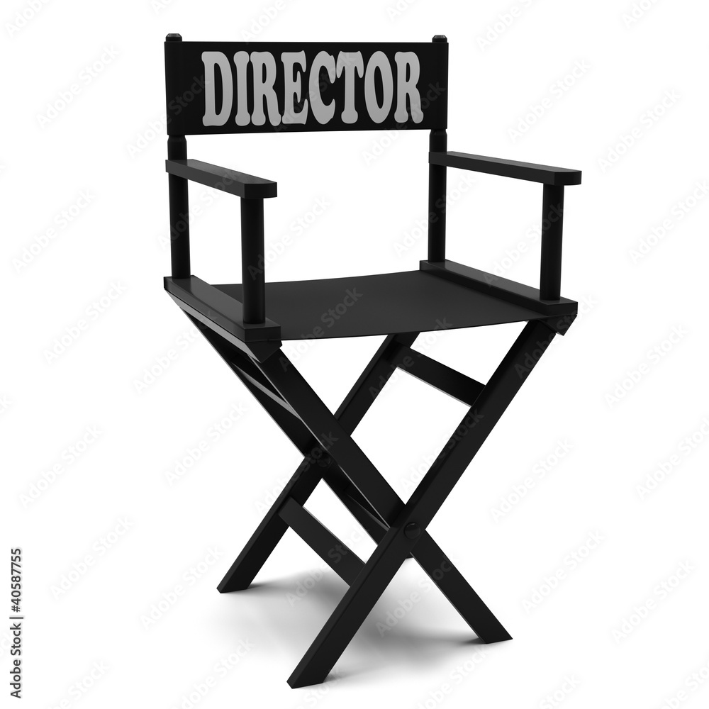 Flim industry: directors chair Flim industry: directors chair