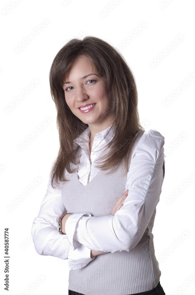 portrait of young business woman portrait of young business woman