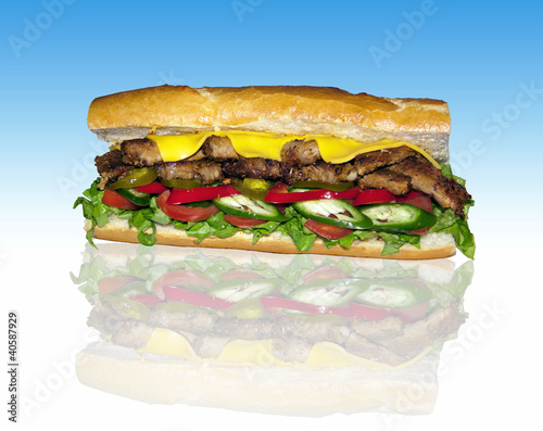 grilled steak sandwich