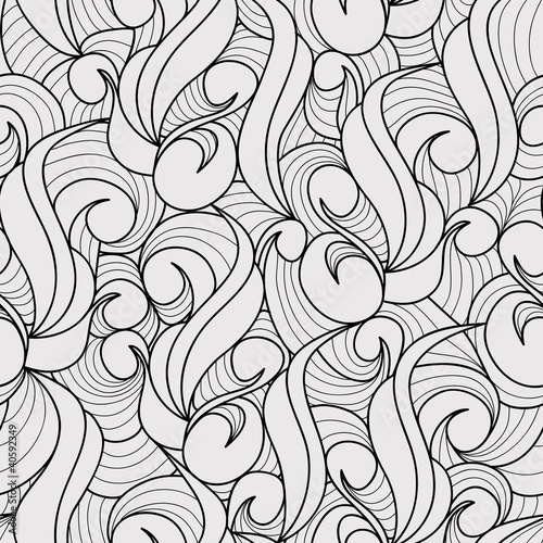 seamless pencil drawing back white abstract pattern