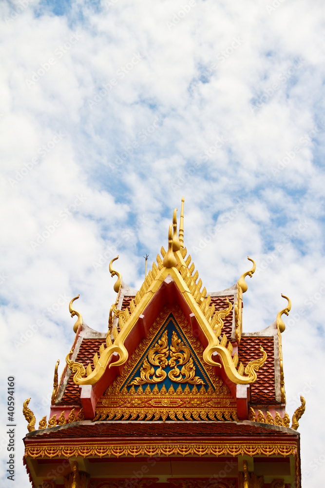 Fototapeta premium Belfry in thai temple
